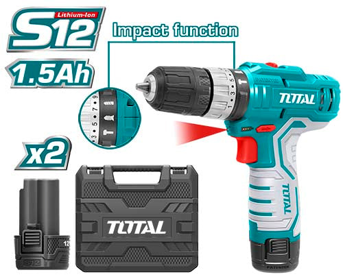 Lith-Ion Small Impact Dril+2Bat