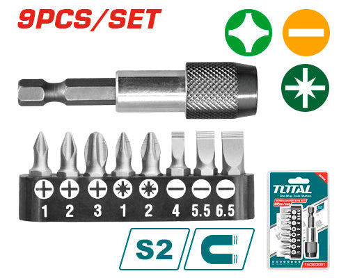 9 Pcs Screwdriver Bits Set
