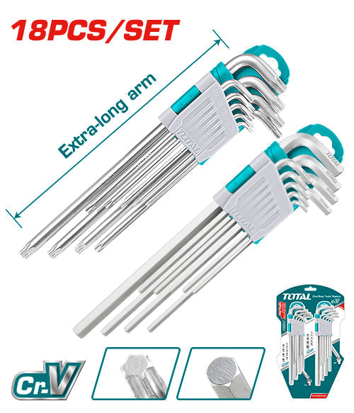 Hex & Torx Key Set -18 PCS