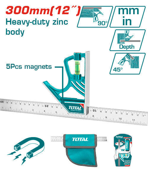 MAGNETIC LOCK COMBINATION SQUARE